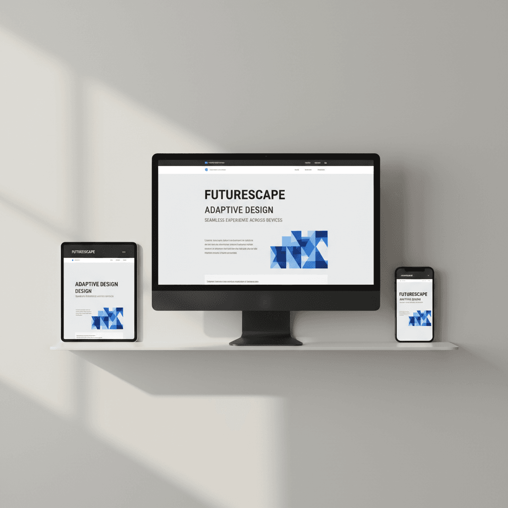 Responsive website design across mobile, tablet, and desktop devices